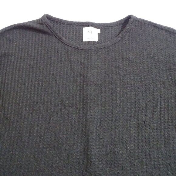 Grace and Emma Women Black Long Sleeve Leopard Print Balloon Sleeve Top Size M - Picture 2 of 11